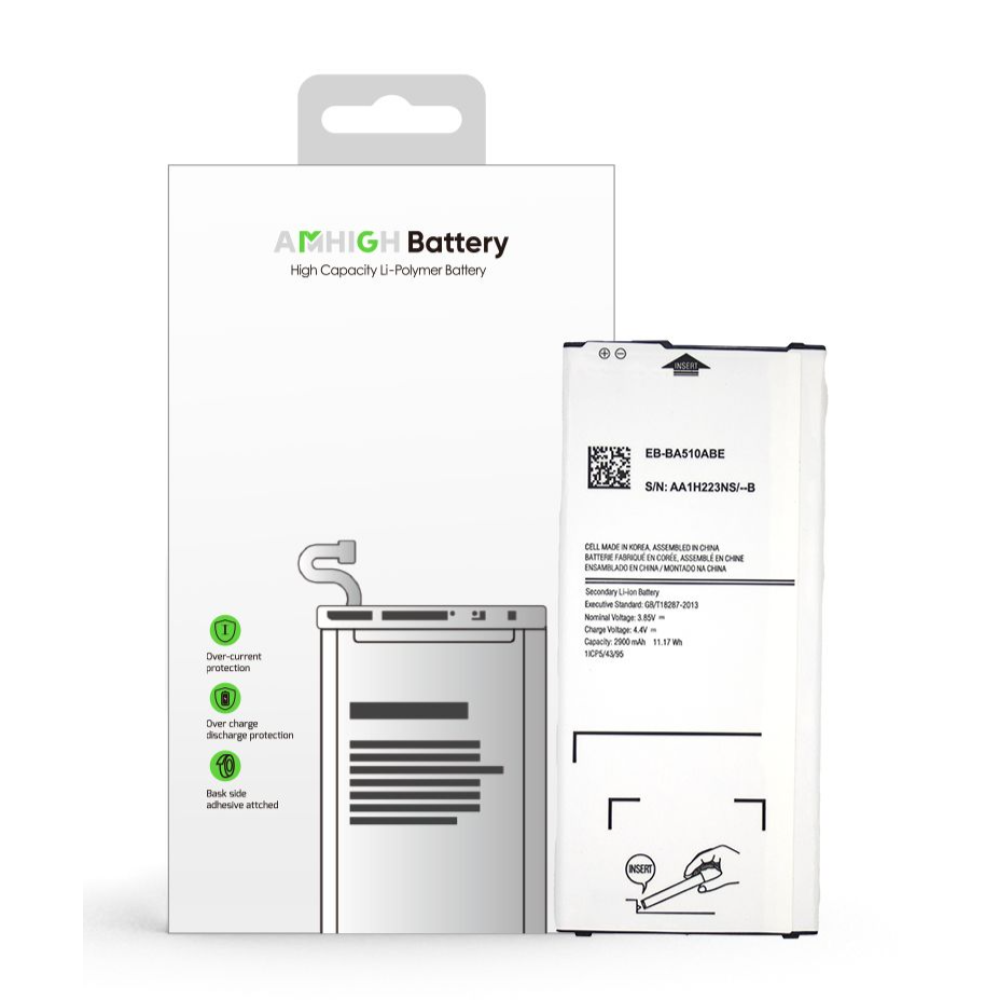 Samsung Galaxy A5 2016 (SM-A510F) Battery EB-BA510ABE - 2900mAh (AMHigh Premium)
