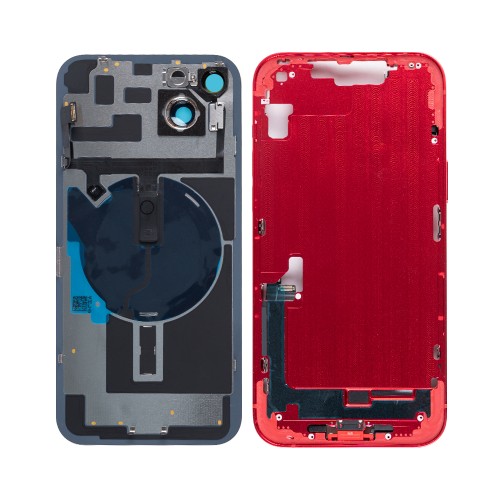 For iPhone 14 Plus Complete Housing Incl All Small Parts Without Battery And Back Camera Red