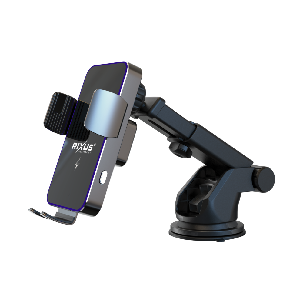 Rixus RXWC36 Wireless Auto-Sensoring Car Mount Black