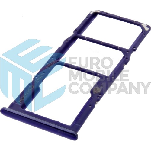 Samsung Galaxy A50s (SM-A507FN) Simcard Holder + Memorycard Holder - Violet