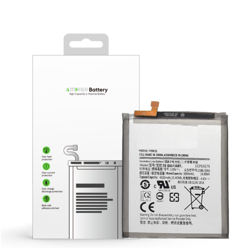For Samsung Galaxy A51 A515F Battery EB-BA515ABY 4000mAh (AMHigh Premium)