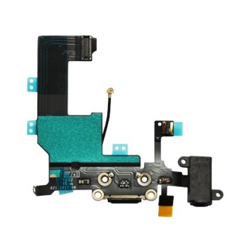 For iPhone 5C System Charging Flex Black