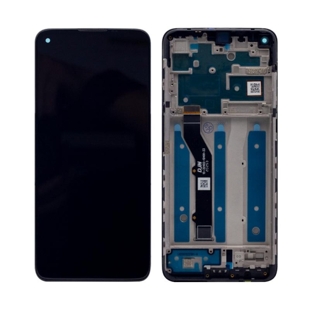 Motorola Moto G9 Plus Display Complete + Frame (5D68C17281) - Black