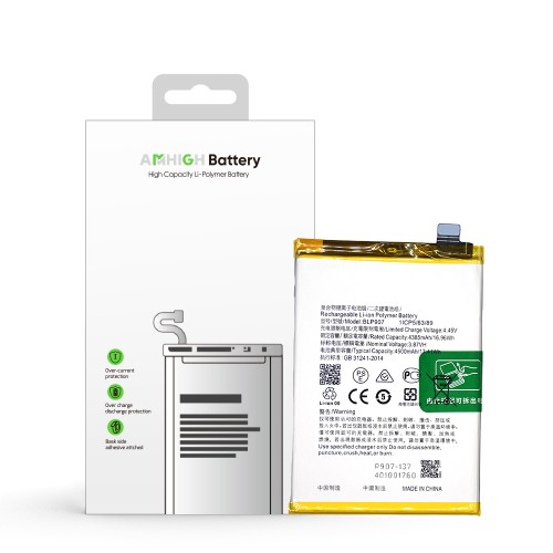 OnePlus Nord N20 5G (GN2200, CPH2459) Battery BLP907 - 4500 mAh (AMhigh Premium)
