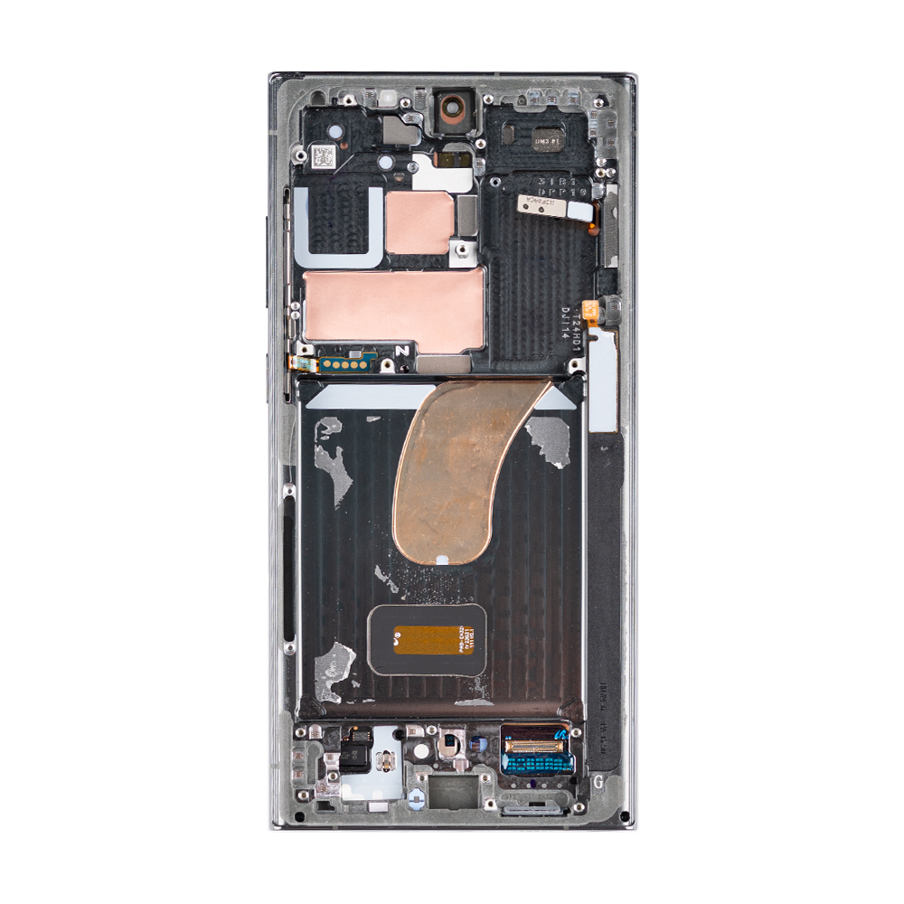 Samsung Galaxy S23 Ultra S918B Display And Digitizer With Frame Green Pulled