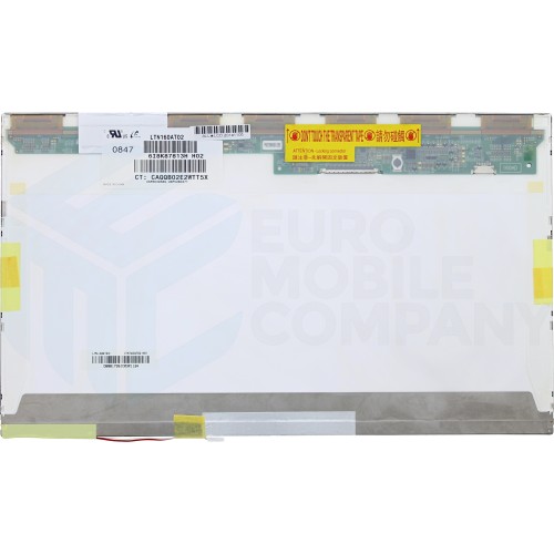 Laptop Screen 16.0" CCFL HD 1366x768 30 Pin No Bracket LTN160AT02-H02