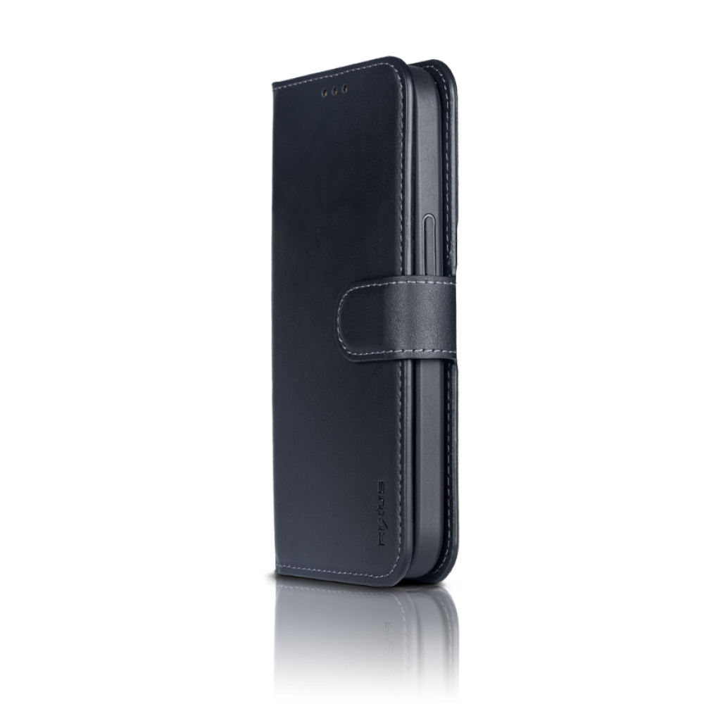 Rixus Duo Magnetic Detachable Wallet  For iPhone 15 Plus Black