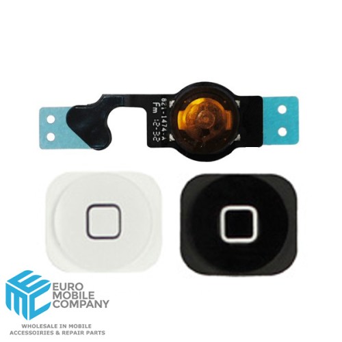 iPhone 5 Home Button Flex Cable - Black