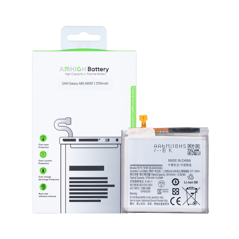 Samsung Galaxy A80, A90 (SM-A805F,SM-A908B) Battery EB-BA905ABU 3700mAh (AMHigh Premium)