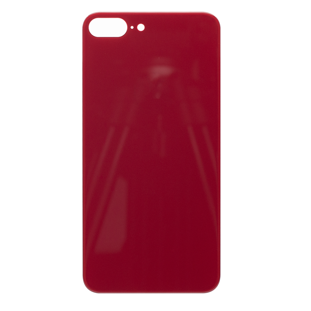 For iPhone 8 Plus Extra Glass Red (Enlarged Camera Frame)