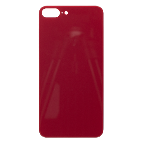 For iPhone 8 Plus Extra Glass Red (Enlarged Camera Frame) (excl. Logo)
