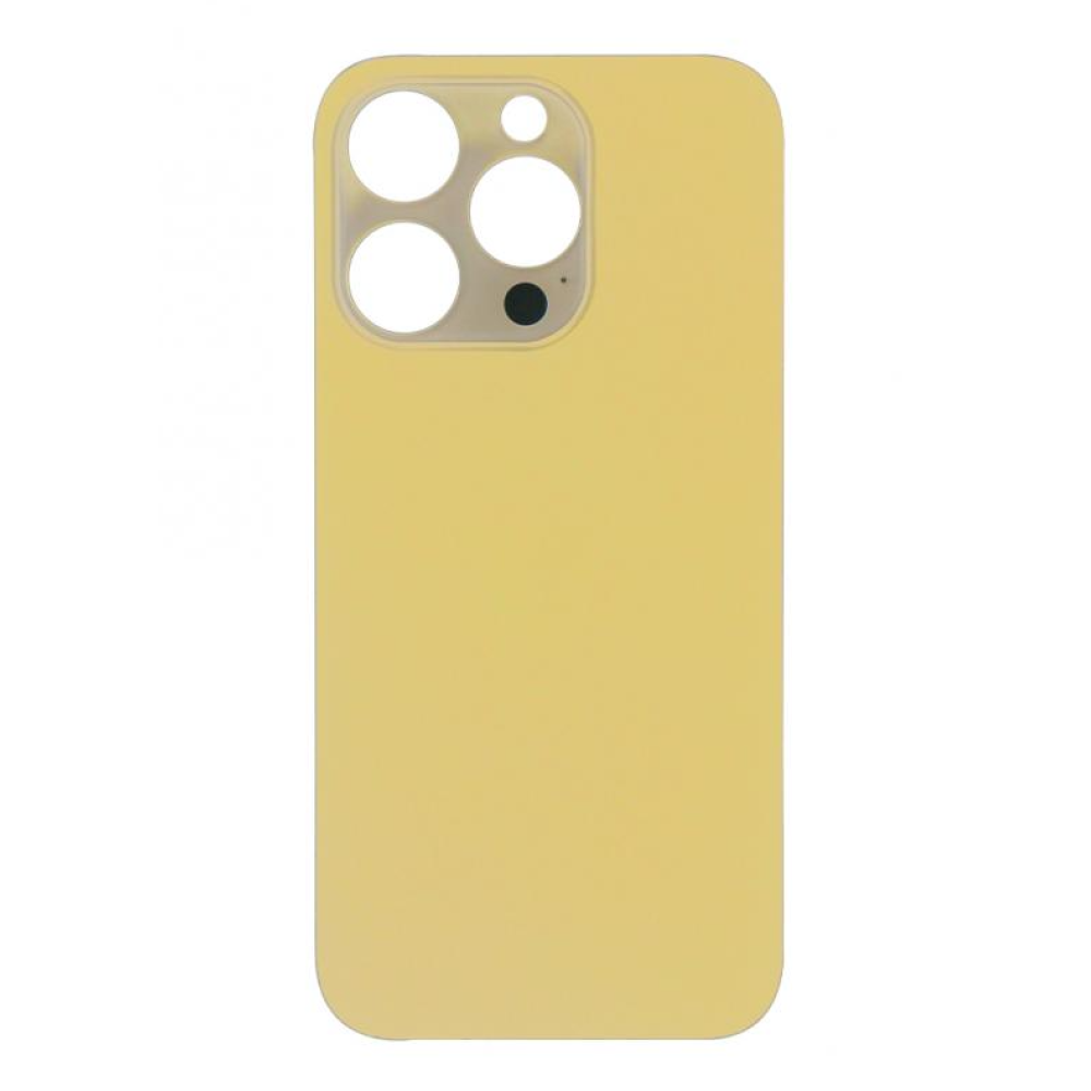 For iPhone 14 Pro Max Extra Glass Gold (Enlarged Camera Frame)