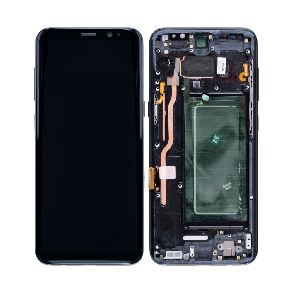Samsung Galaxy S8 (SM-G950F) OEM Display, Replacement Glass - Black