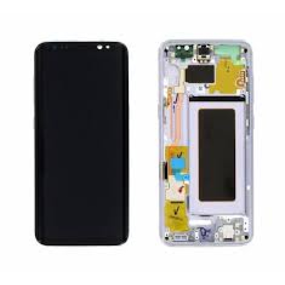 Samsung Galaxy S8 SM-G950F (GH97-20457C) Display incl.Digitizer with frame - Orchid Gray (VIOLET)