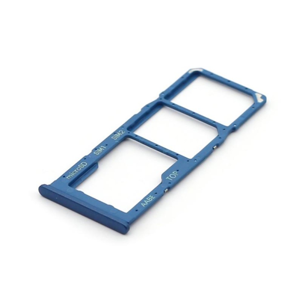 Samsung Galaxy A12 (SM-A125F) Sim Card Holder + Memory Card Holder - Blue
