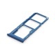 Samsung Galaxy A12 (SM-A125F) Sim Card Holder + Memory Card Holder - Blue