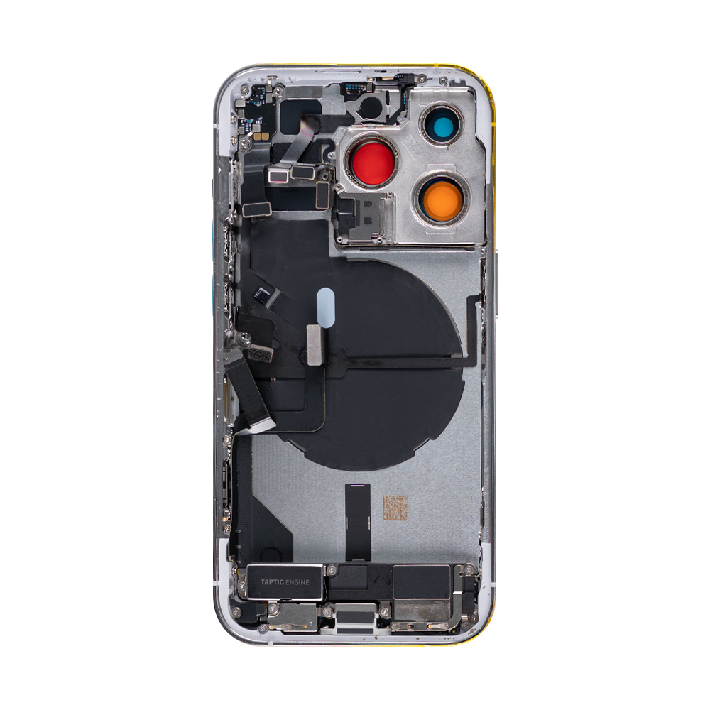For iPhone 14 Pro Complete Housing Incl All Small Parts Without Battery And Back Camera Silver