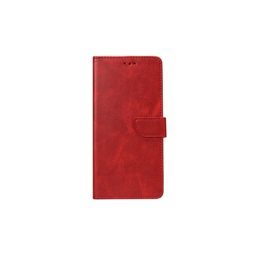 Rixus Bookcase For Samsung Galaxy A2 Core A260F Dark Red
