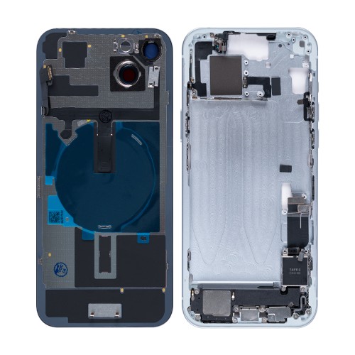 For iPhone 15 Plus Complete Housing Incl All Small Parts Without Battery And Back Camera Blue