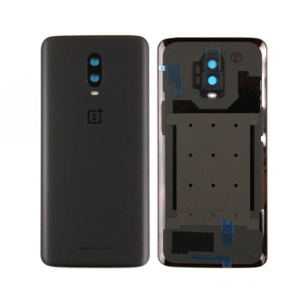 OnePlus 6T (A6010, A6013) Back Cover Midnight Black With Lens OEM