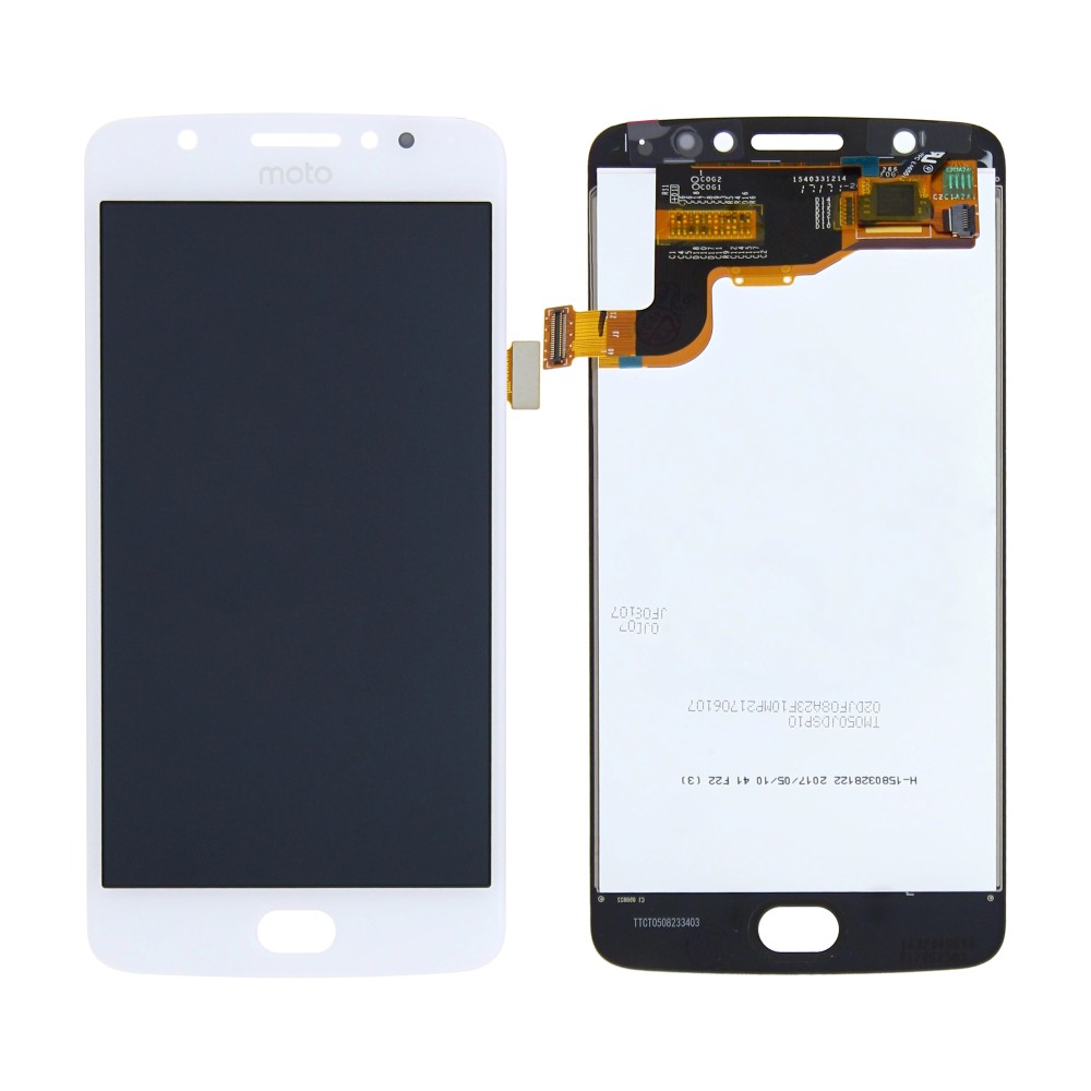 Motorola Moto E4 Display + Digitizer Module - White