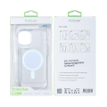 Rixus Magnetic Clear Case For iPhone 15