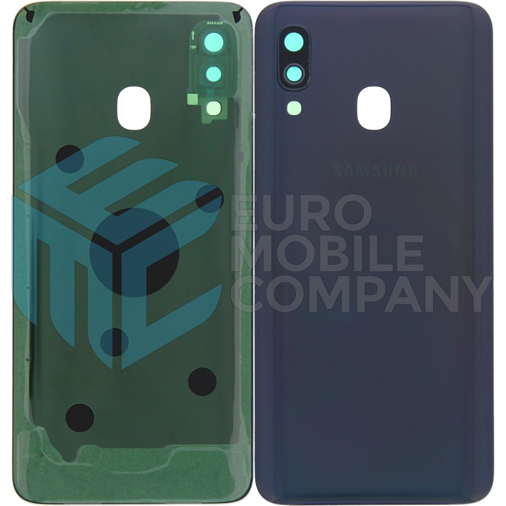 Samsung Galaxy A40 A405F Back Cover Black With Lens OEM