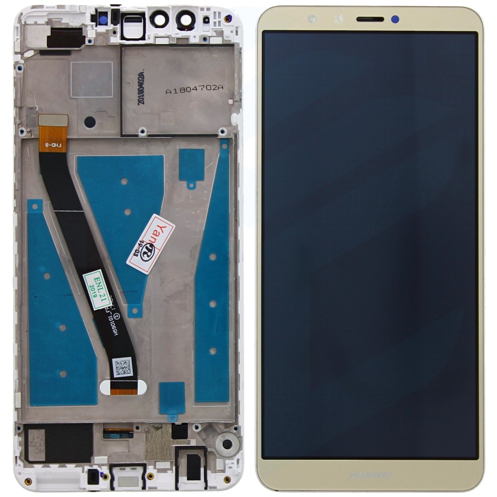 Huawei Y9-2018 Display + Digitizer + Frame - Gold