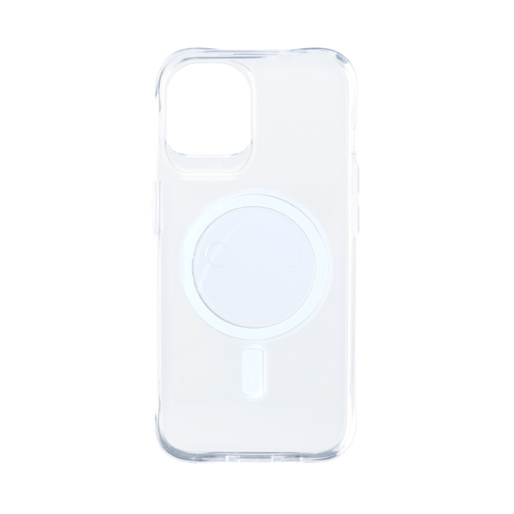 Rixus Magnetic Clear Case For iPhone 15