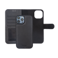 Rixus Duo Magnetic Detachable Wallet For iPhone 15 Plus Black