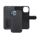 Rixus Duo Magnetic Detachable Wallet  For iPhone 15 Plus Black