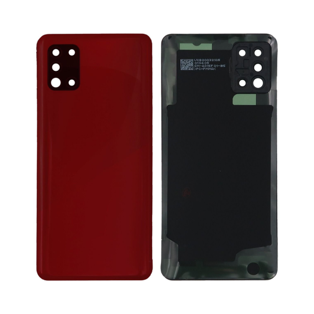 Samsung Galaxy A31 A315F Back Cover Prism Crush Red With Lens OEM