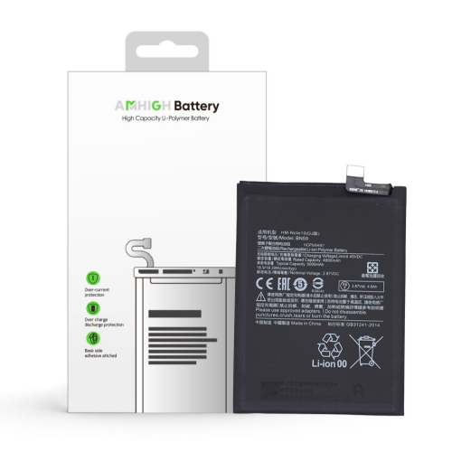 Xiaomi Redmi Note 10 4G Battery BN59 - 4900mAh (AMHigh Premium)