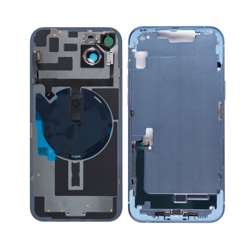 For iPhone 14 Plus Complete Housing Incl All Small Parts Without Battery And Back Camera Blue