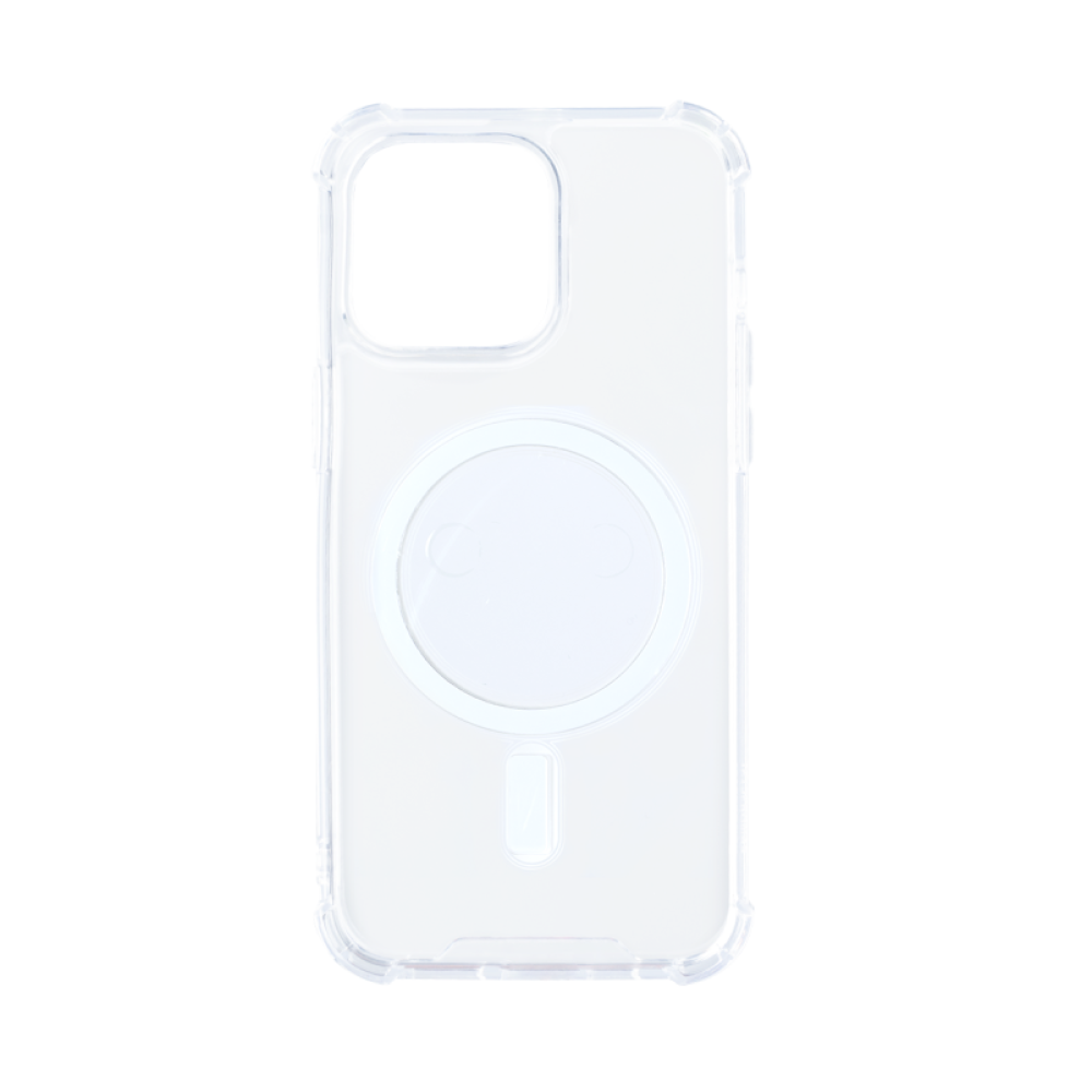 Rixus Magnetic Clear Case For iPhone 15 Pro Max