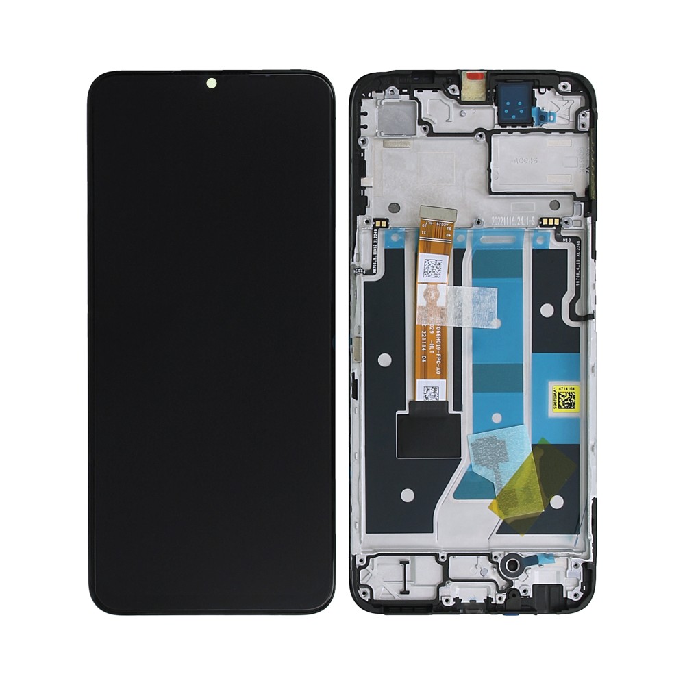 Oppo A78 5G (CPH2483 / CPH2495) Display Complete + Frame - Black