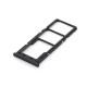 Samsung Galaxy A12 (SM-A125F) Sim Card Holder + Memory Card Holder - Black
