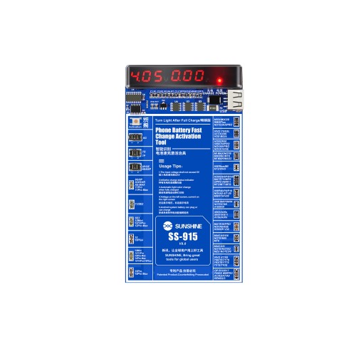 SUNSHINE SS-915 iPhone Android Battery Fast Charging Activation Board
