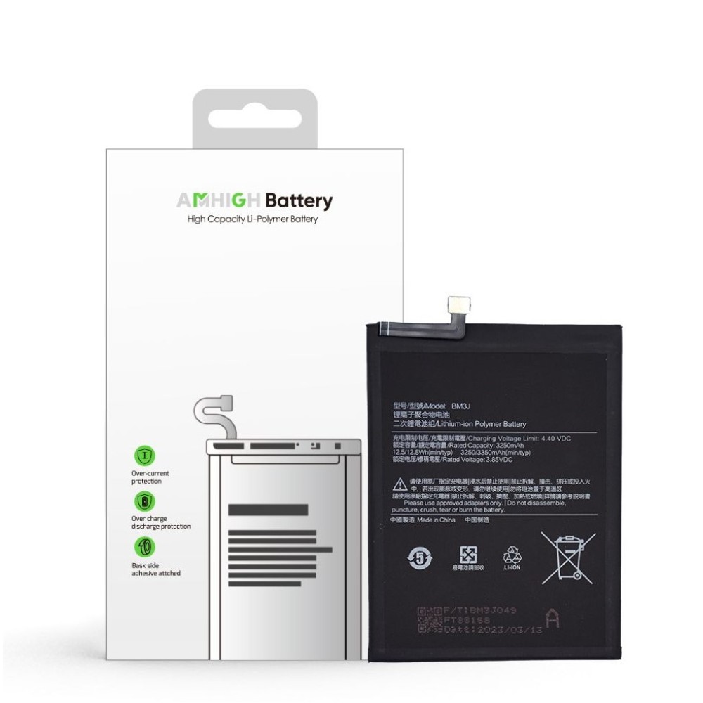 Xiaomi Mi 8 Lite/ Mi 8X Battery BM3J - 3350mAh (AMHigh Premium)