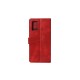 Rixus Bookcase For Samsung Galaxy A2 Core A260F Dark Red