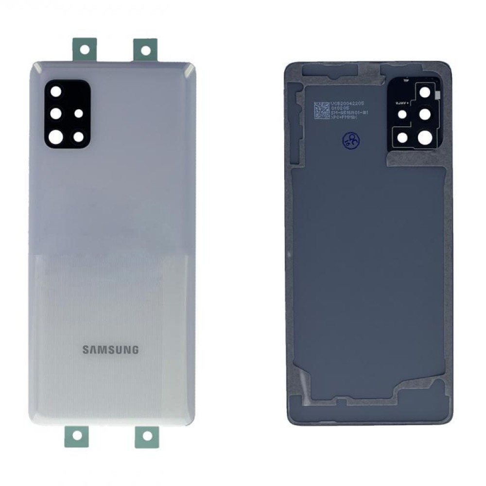 Samsung Galaxy A51 5G A516B Back Cover Prism Cube White With Lens OEM