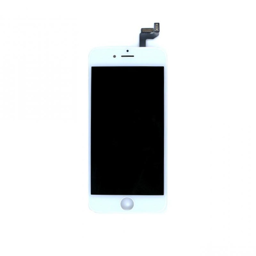 iPhone 6S Plus Display + Digitizer, +Metal Plate A+ High Quality - White