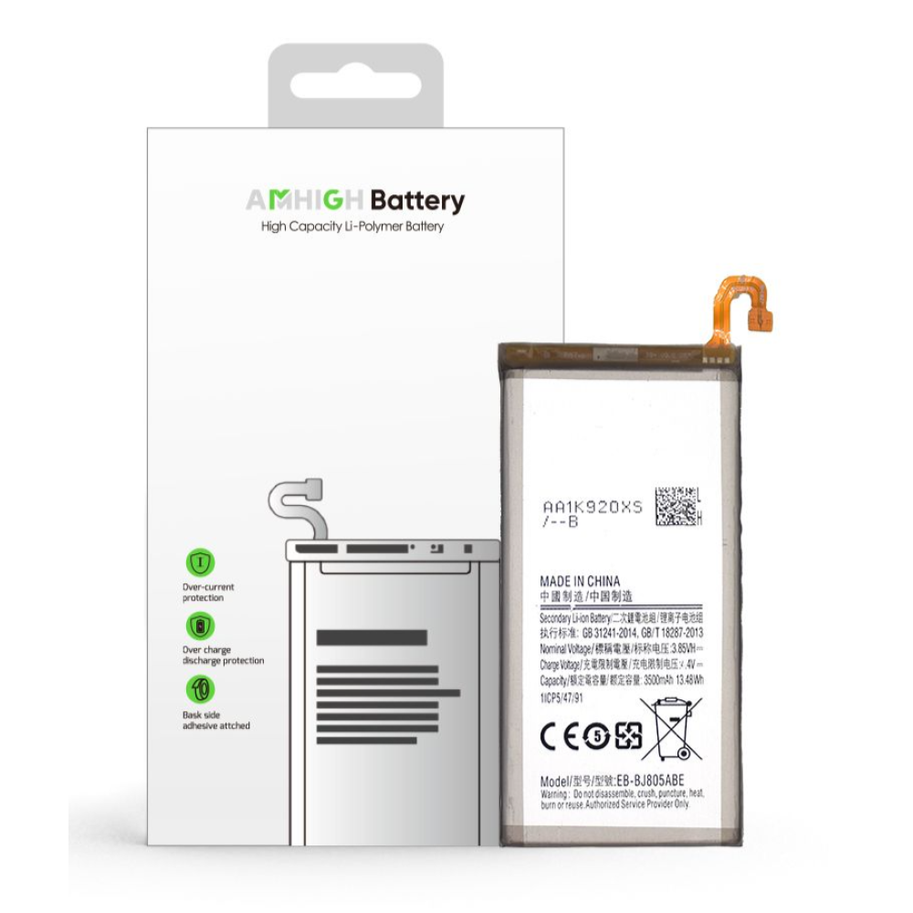 Samsung Galaxy A6 Plus 2018 (SM-A605F) Battery EB-BJ805ABE - 3500mAh (AMHigh Premium)