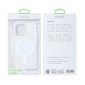 Rixus Magnetic Clear Case For iPhone 15 Pro Max