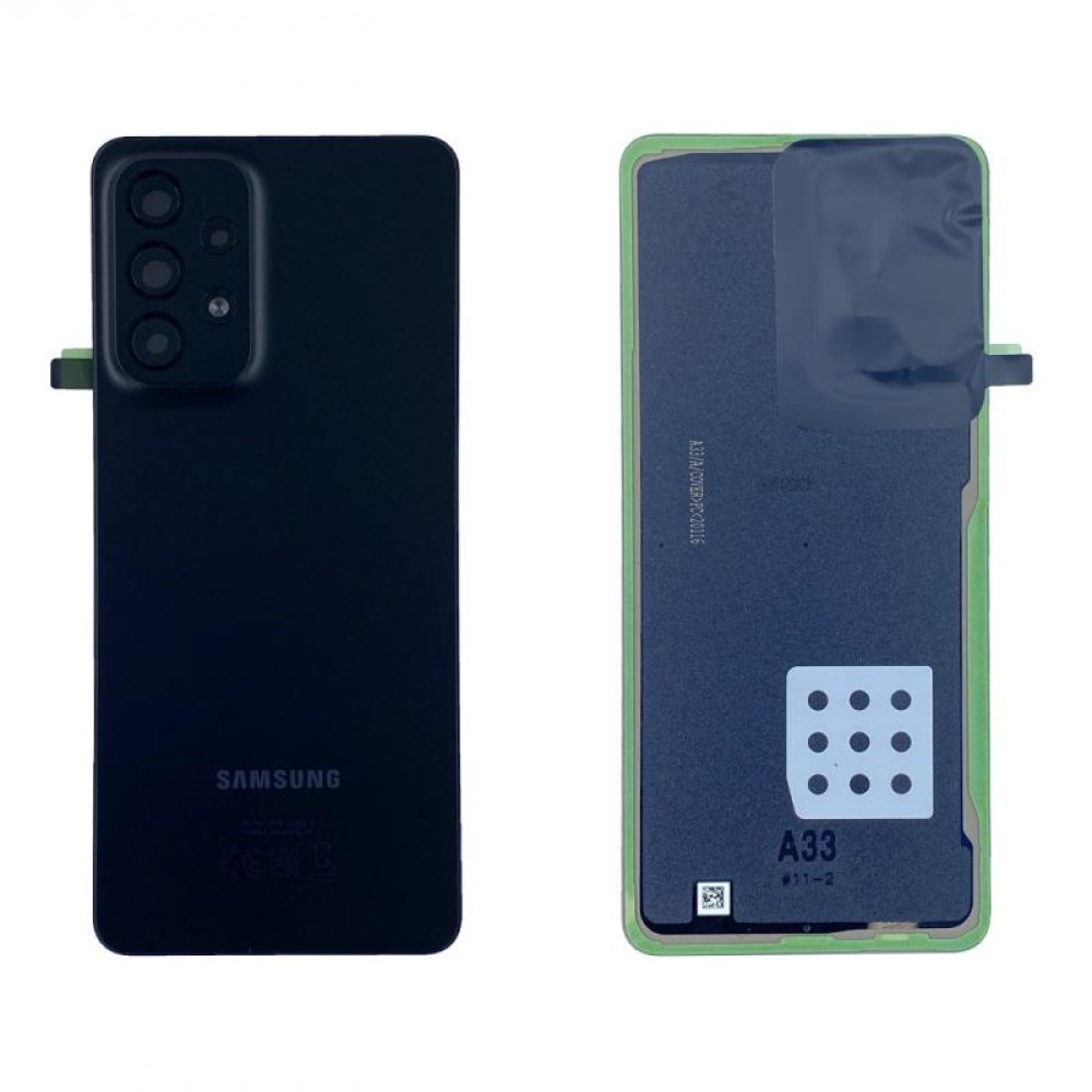 Samsung Galaxy A33 5G A336B Back Cover Black With Lens GH82-28042A Service Pack