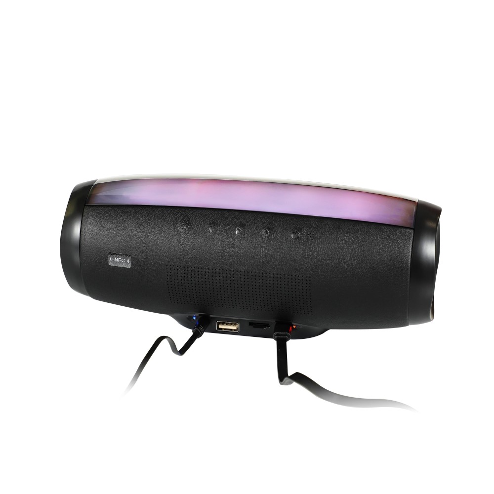 Rixus RXBS16 Flashing Led Bluetooth Speaker Black