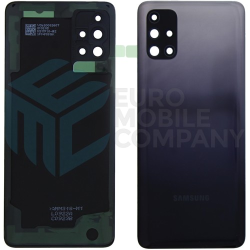 Samsung Galaxy M31s M317F Back Cover Mirage Black With Lens OEM