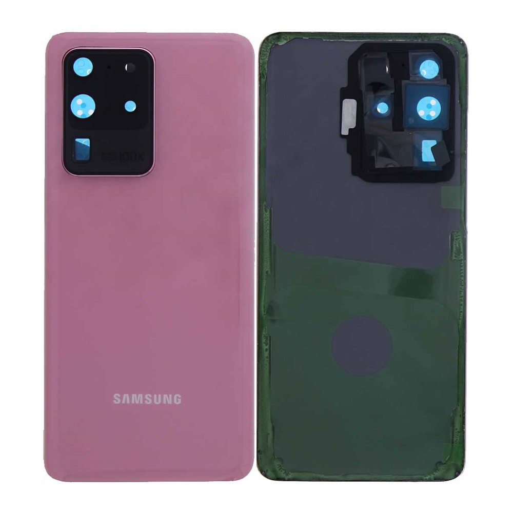 Samsung Galaxy S20 Ultra 4G G988F, S20 Ultra 5G G988B Back Cover Pink With Lens OEM