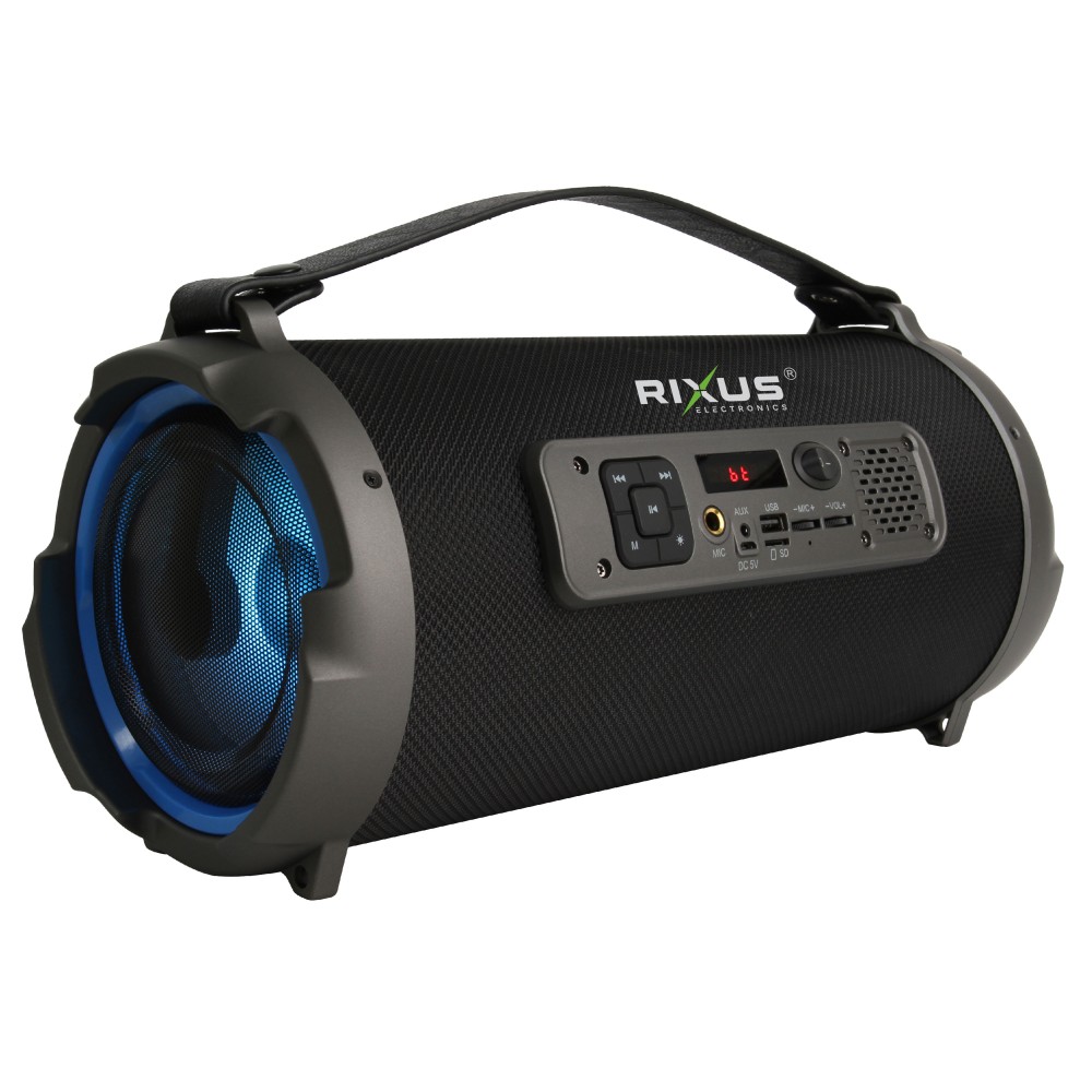 Rixus RXBS12 Bluetooth Party Box Speaker With Karaoke Microphone