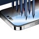 Rixus Clear HD Full Curved Edge Tempered Glass For iPhone X, XS, 11 Pro (10-Pack)
